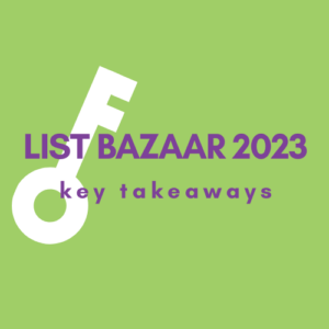 MMI pmg List Bazaar 2023 Key Takeaways
