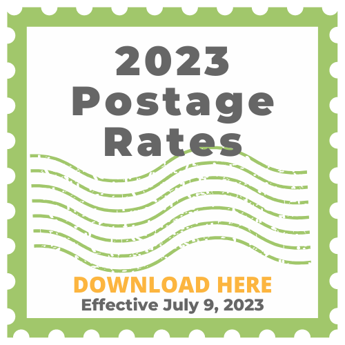 2023 Postage Rates Chart