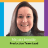 Professional photo of a smiling Melissa Iannitto, PMG new Production Team Lead.